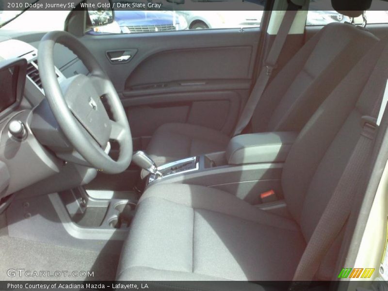 White Gold / Dark Slate Gray 2010 Dodge Journey SE