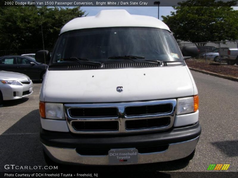 Bright White / Dark Slate Gray 2002 Dodge Ram Van 1500 Passenger Conversion