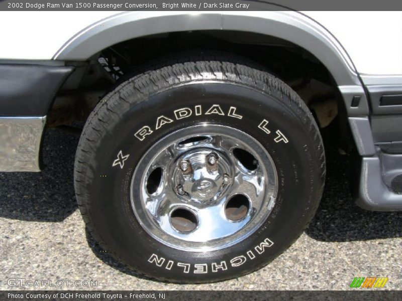 Bright White / Dark Slate Gray 2002 Dodge Ram Van 1500 Passenger Conversion