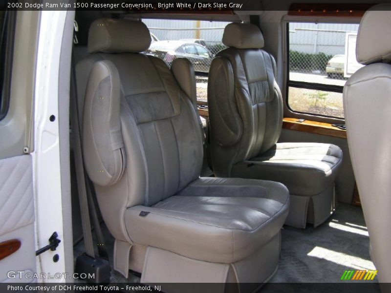 Bright White / Dark Slate Gray 2002 Dodge Ram Van 1500 Passenger Conversion