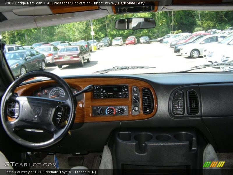 Bright White / Dark Slate Gray 2002 Dodge Ram Van 1500 Passenger Conversion