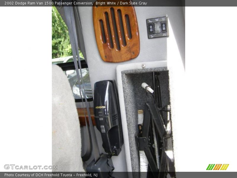 Bright White / Dark Slate Gray 2002 Dodge Ram Van 1500 Passenger Conversion