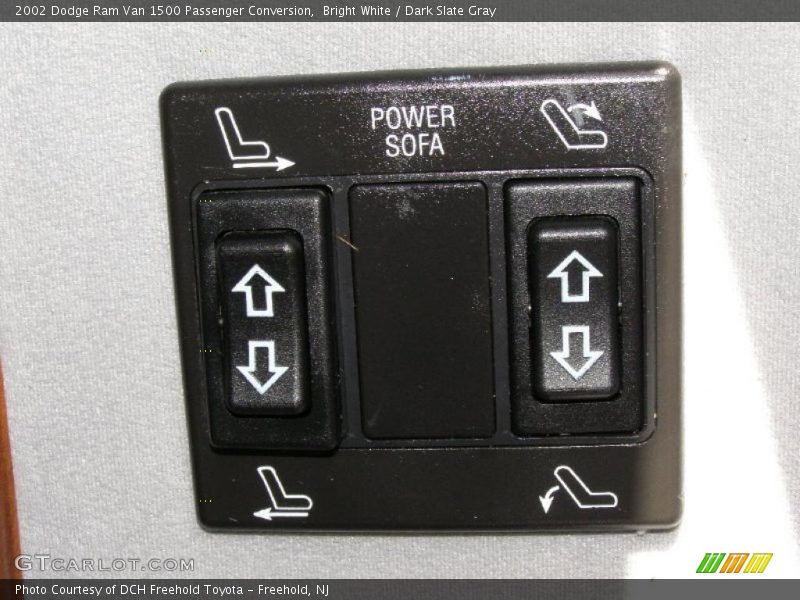 Bright White / Dark Slate Gray 2002 Dodge Ram Van 1500 Passenger Conversion