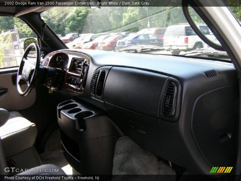 Bright White / Dark Slate Gray 2002 Dodge Ram Van 1500 Passenger Conversion