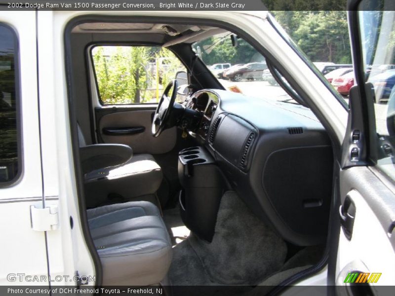 Bright White / Dark Slate Gray 2002 Dodge Ram Van 1500 Passenger Conversion