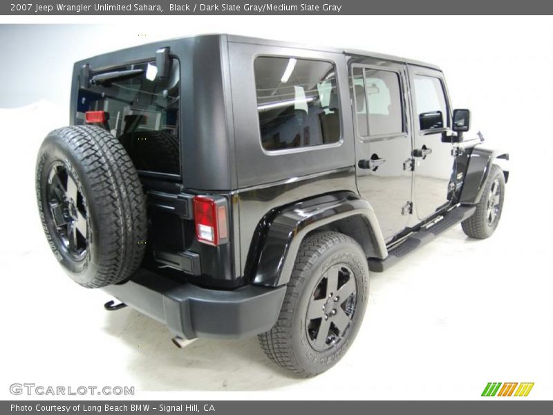 Black / Dark Slate Gray/Medium Slate Gray 2007 Jeep Wrangler Unlimited Sahara