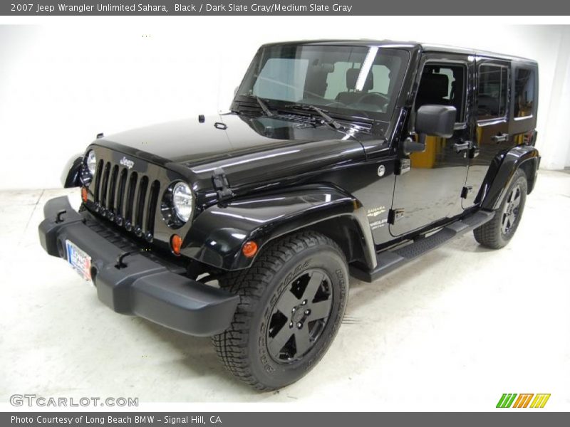 Black / Dark Slate Gray/Medium Slate Gray 2007 Jeep Wrangler Unlimited Sahara