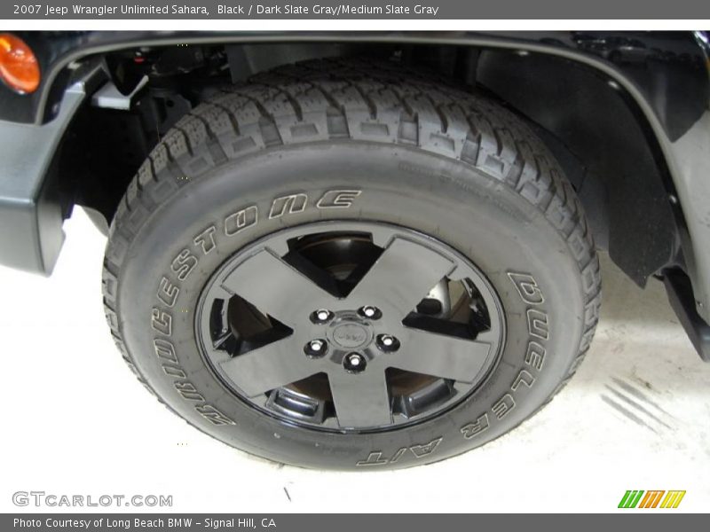 Black / Dark Slate Gray/Medium Slate Gray 2007 Jeep Wrangler Unlimited Sahara