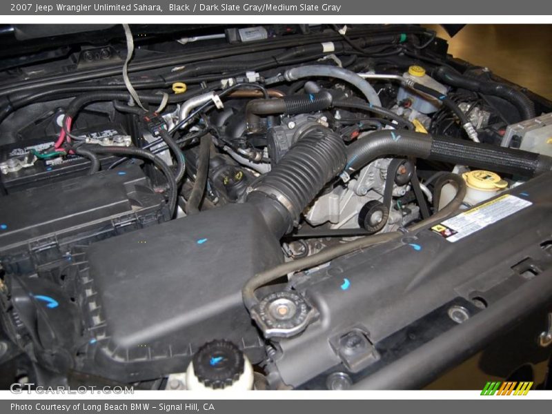Black / Dark Slate Gray/Medium Slate Gray 2007 Jeep Wrangler Unlimited Sahara