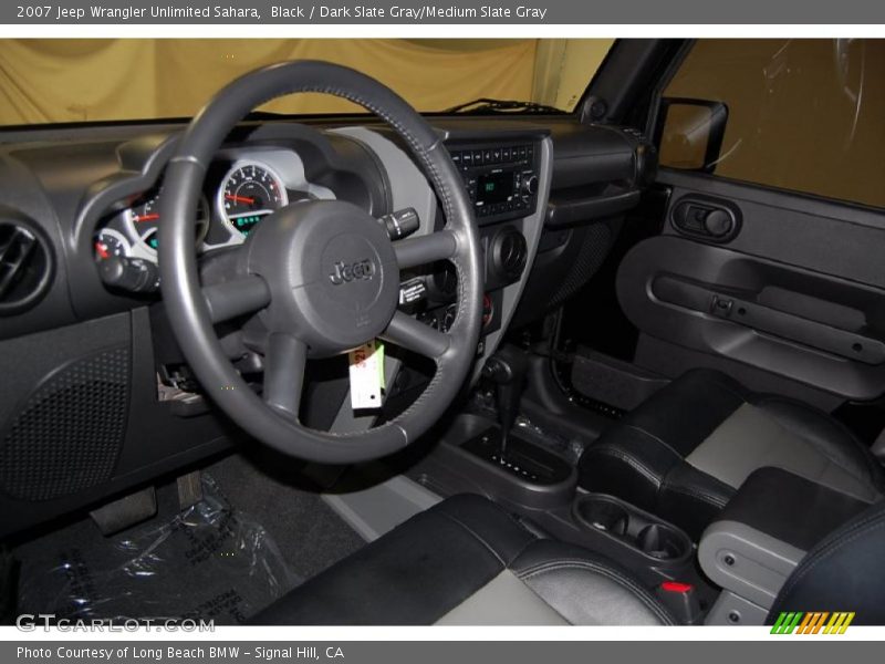 Black / Dark Slate Gray/Medium Slate Gray 2007 Jeep Wrangler Unlimited Sahara