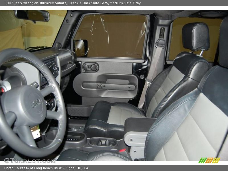 Black / Dark Slate Gray/Medium Slate Gray 2007 Jeep Wrangler Unlimited Sahara