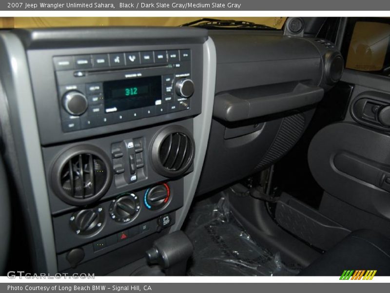 Black / Dark Slate Gray/Medium Slate Gray 2007 Jeep Wrangler Unlimited Sahara