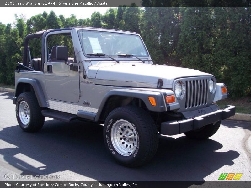 Silverstone Metallic / Agate 2000 Jeep Wrangler SE 4x4