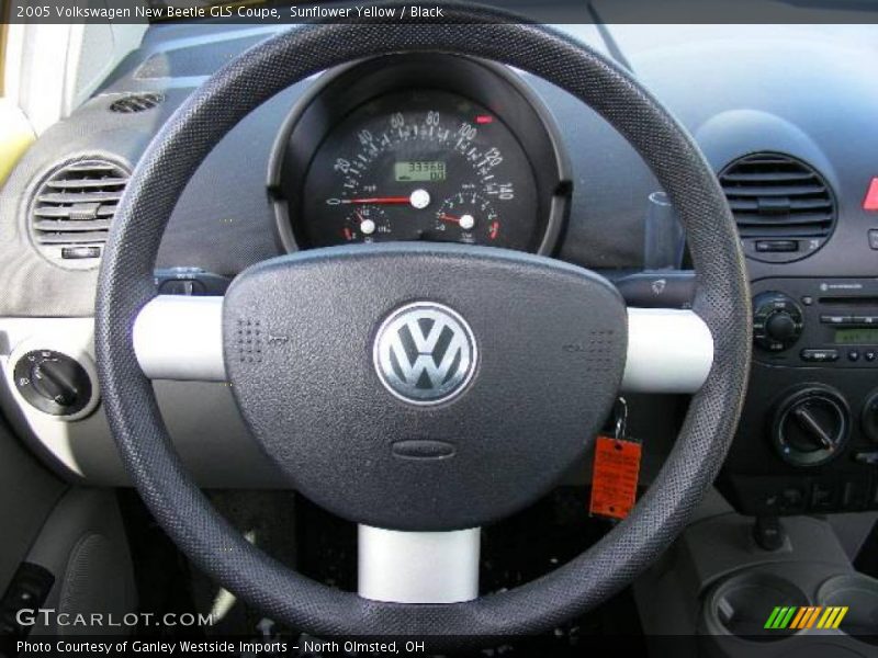 Sunflower Yellow / Black 2005 Volkswagen New Beetle GLS Coupe