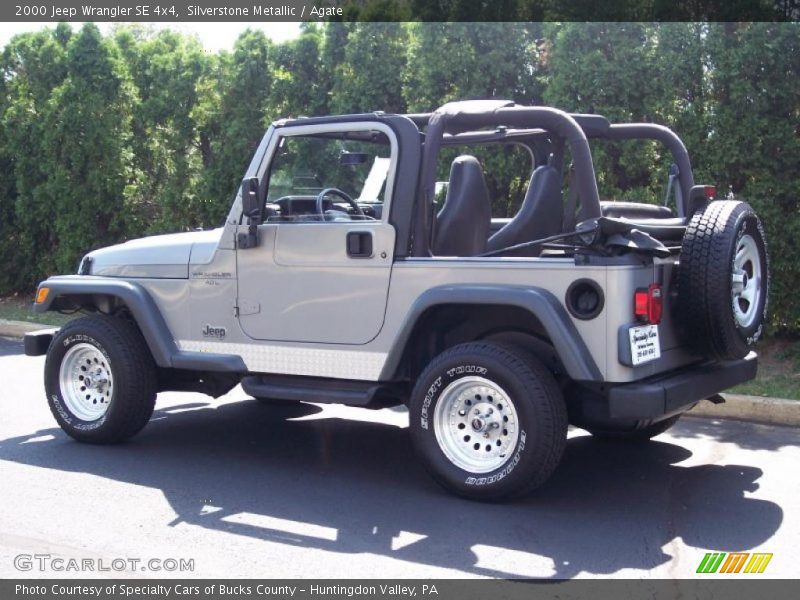 Silverstone Metallic / Agate 2000 Jeep Wrangler SE 4x4