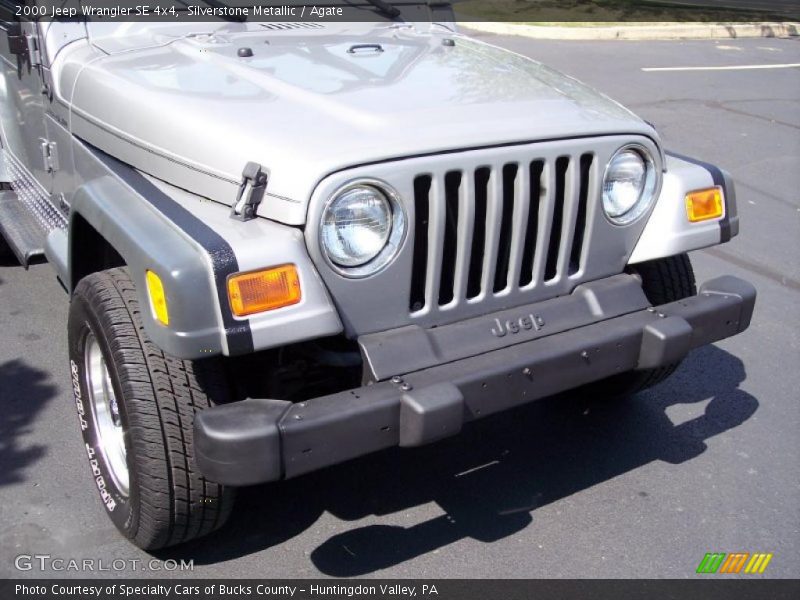 Silverstone Metallic / Agate 2000 Jeep Wrangler SE 4x4