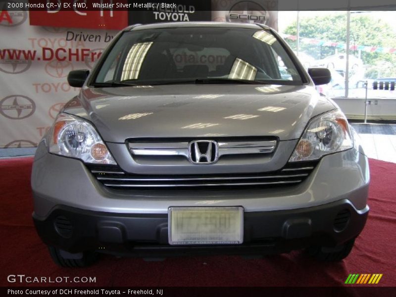 Whistler Silver Metallic / Black 2008 Honda CR-V EX 4WD
