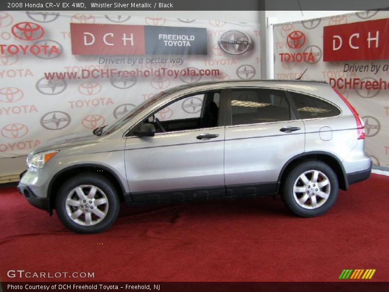 Whistler Silver Metallic / Black 2008 Honda CR-V EX 4WD
