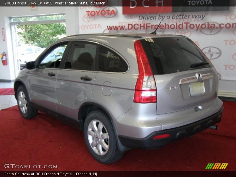 Whistler Silver Metallic / Black 2008 Honda CR-V EX 4WD