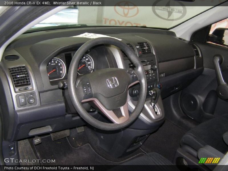 Whistler Silver Metallic / Black 2008 Honda CR-V EX 4WD