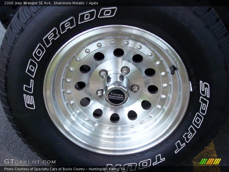 Silverstone Metallic / Agate 2000 Jeep Wrangler SE 4x4