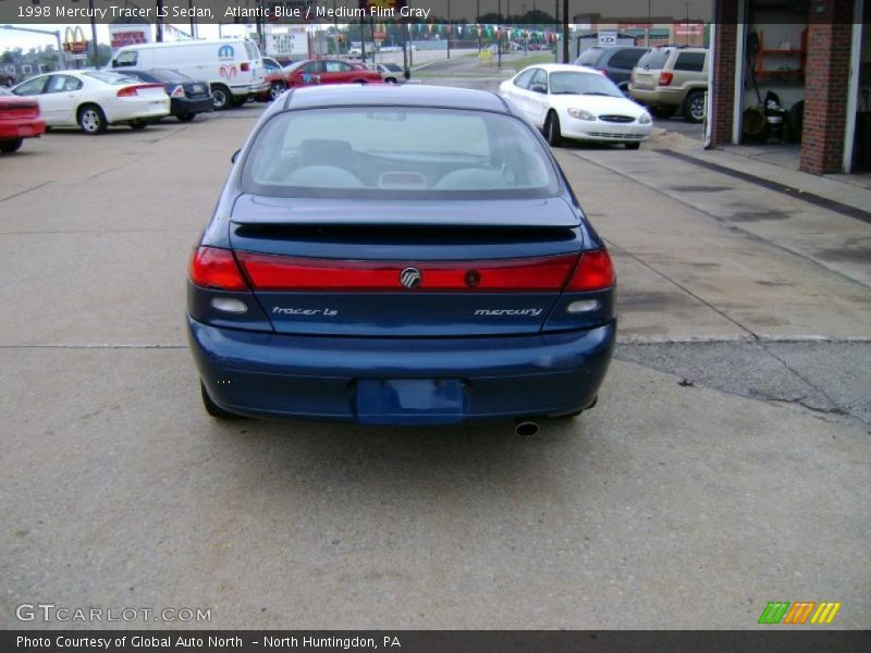 Atlantic Blue / Medium Flint Gray 1998 Mercury Tracer LS Sedan