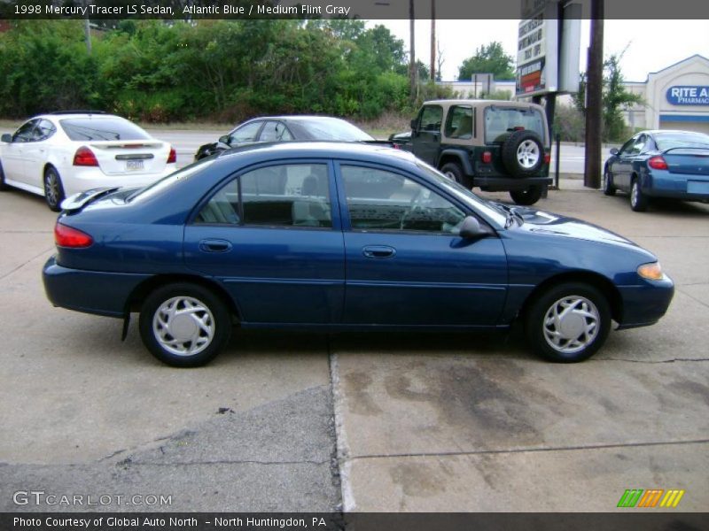 Atlantic Blue / Medium Flint Gray 1998 Mercury Tracer LS Sedan