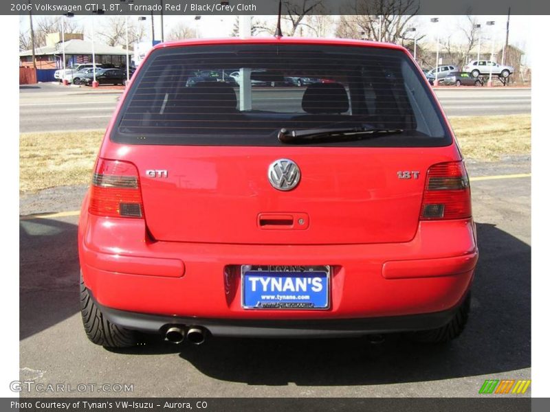 Tornado Red / Black/Grey Cloth 2006 Volkswagen GTI 1.8T