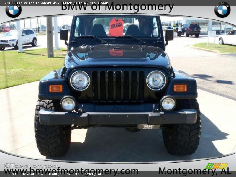 Black / Camel/Dark Green 2001 Jeep Wrangler Sahara 4x4