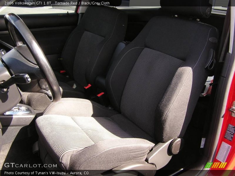 Tornado Red / Black/Grey Cloth 2006 Volkswagen GTI 1.8T