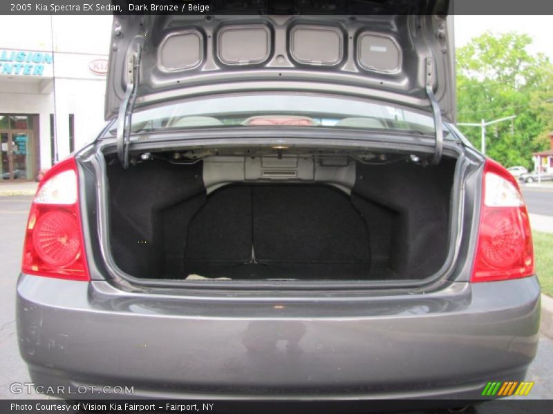 Dark Bronze / Beige 2005 Kia Spectra EX Sedan