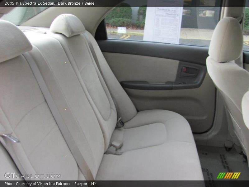 Dark Bronze / Beige 2005 Kia Spectra EX Sedan
