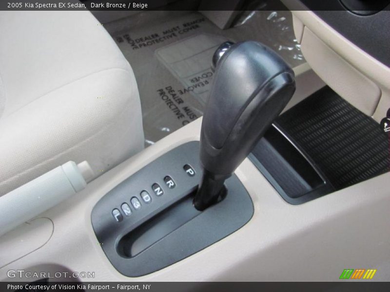Dark Bronze / Beige 2005 Kia Spectra EX Sedan