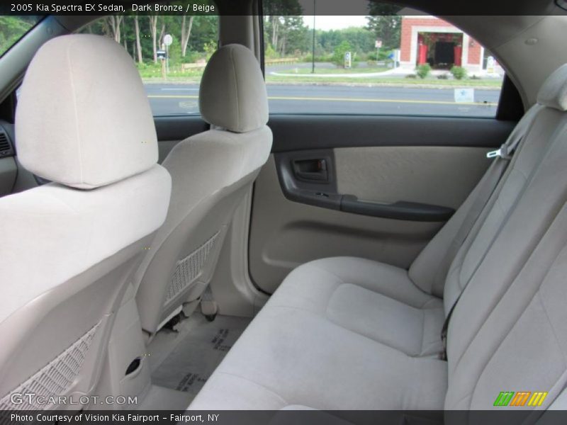 Dark Bronze / Beige 2005 Kia Spectra EX Sedan