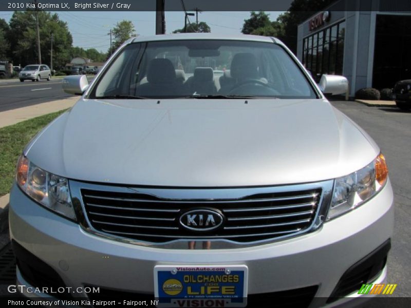 Bright Silver / Gray 2010 Kia Optima LX