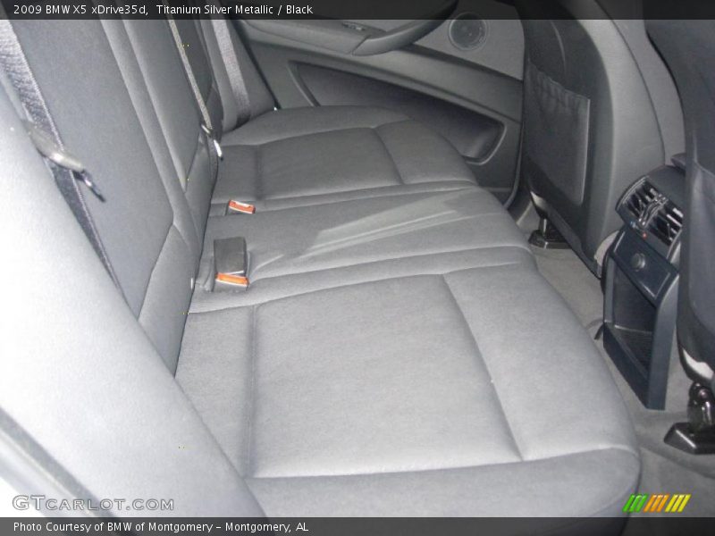 Titanium Silver Metallic / Black 2009 BMW X5 xDrive35d