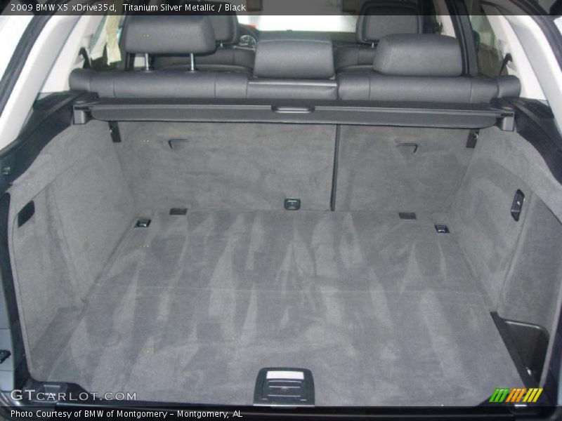 Titanium Silver Metallic / Black 2009 BMW X5 xDrive35d
