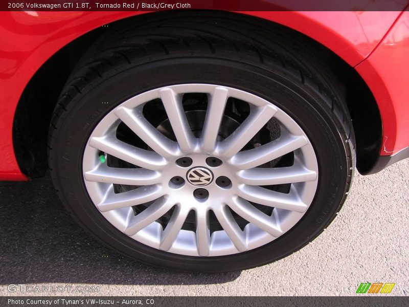 Tornado Red / Black/Grey Cloth 2006 Volkswagen GTI 1.8T