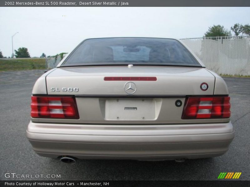 Desert Silver Metallic / Java 2002 Mercedes-Benz SL 500 Roadster