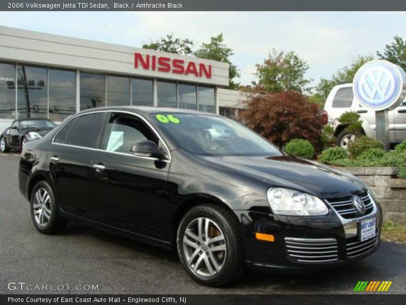 Black / Anthracite Black 2006 Volkswagen Jetta TDI Sedan