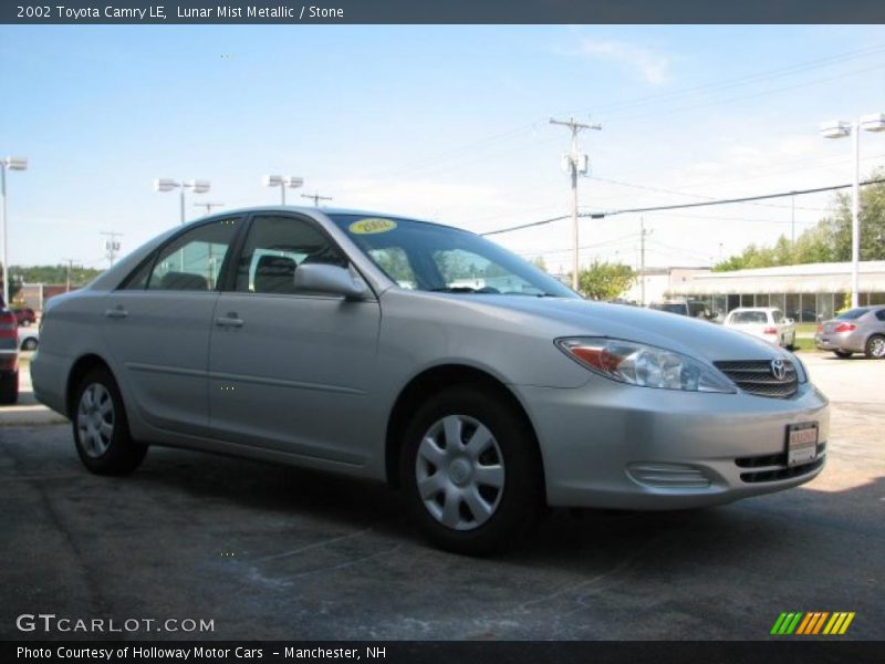 Lunar Mist Metallic / Stone 2002 Toyota Camry LE