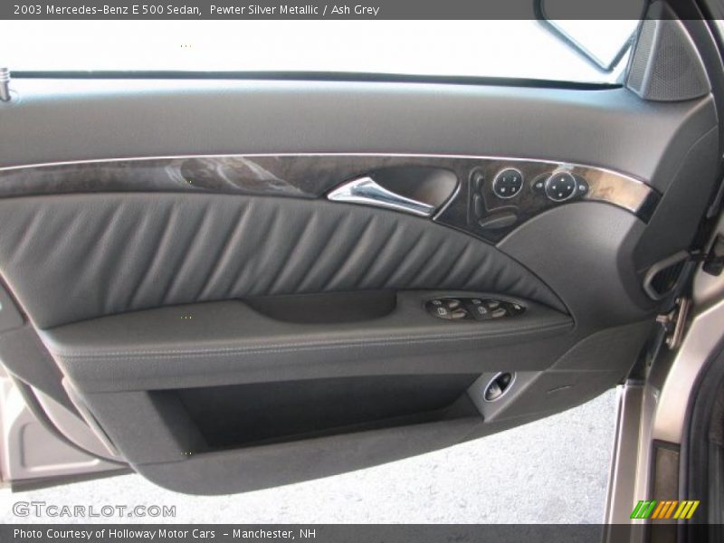 Pewter Silver Metallic / Ash Grey 2003 Mercedes-Benz E 500 Sedan