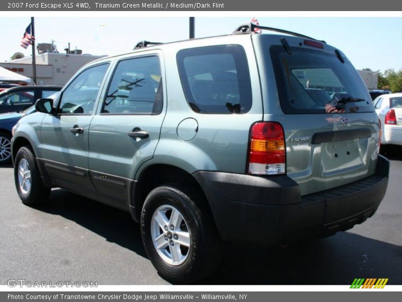 Titanium Green Metallic / Medium/Dark Flint 2007 Ford Escape XLS 4WD