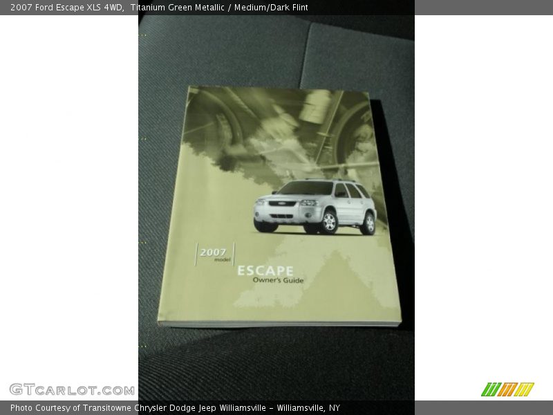 Titanium Green Metallic / Medium/Dark Flint 2007 Ford Escape XLS 4WD