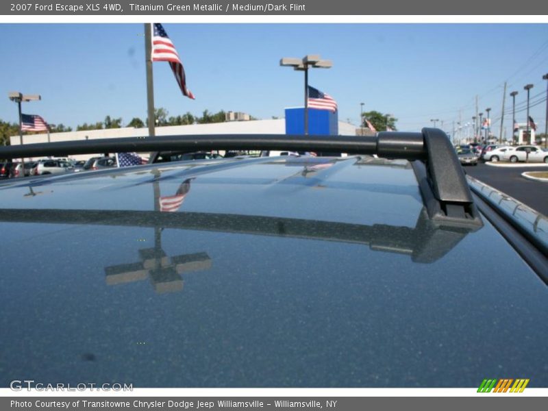 Titanium Green Metallic / Medium/Dark Flint 2007 Ford Escape XLS 4WD