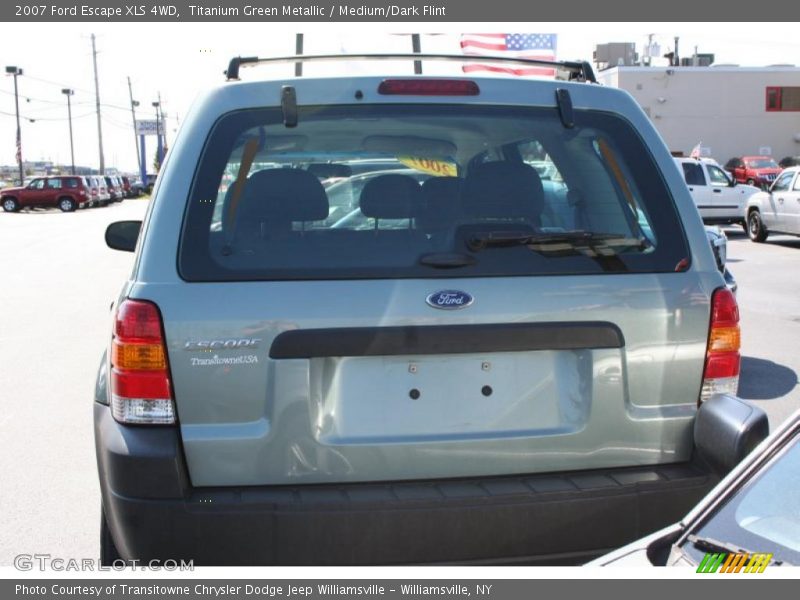 Titanium Green Metallic / Medium/Dark Flint 2007 Ford Escape XLS 4WD