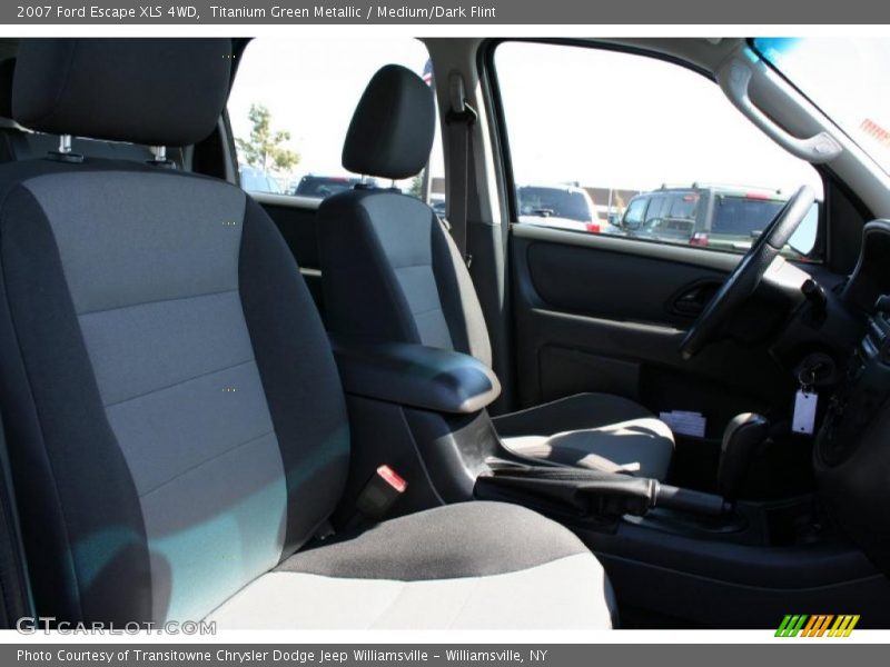 Titanium Green Metallic / Medium/Dark Flint 2007 Ford Escape XLS 4WD