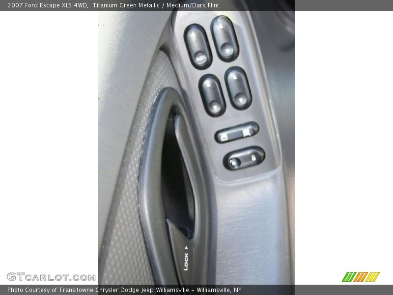 Titanium Green Metallic / Medium/Dark Flint 2007 Ford Escape XLS 4WD