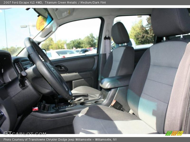 Titanium Green Metallic / Medium/Dark Flint 2007 Ford Escape XLS 4WD