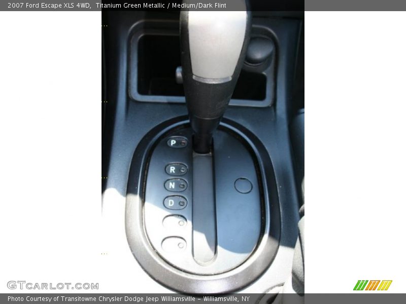 Titanium Green Metallic / Medium/Dark Flint 2007 Ford Escape XLS 4WD